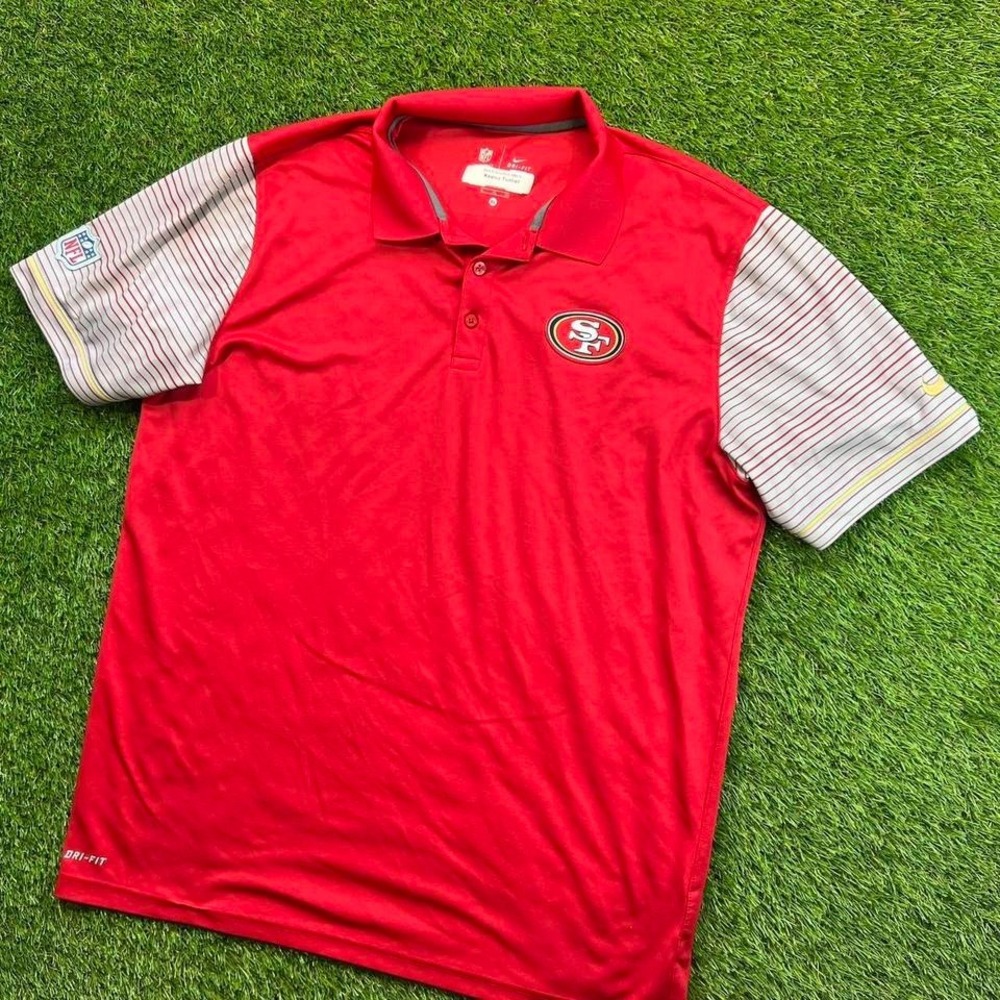 Nike Dri-FIT NFL sideline polo XL 49ers KEENA TURNER team issued 49ers San Fran